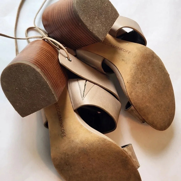 || REBECCA MINKOFF || block heeled sandals - Picture 8 of 11